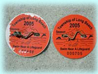 2005 Beach Badge